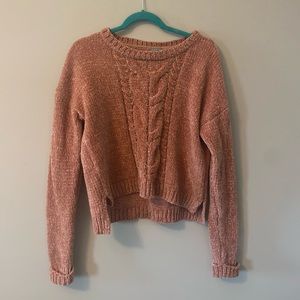 Charlotte Russe chenille sweater